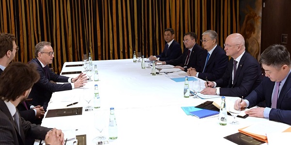 Президент Казахстана провел ряд встреч с руководителями крупных германских компаний